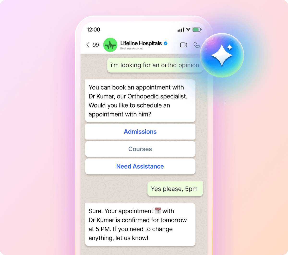 AI appointment booking bot (coming soon)