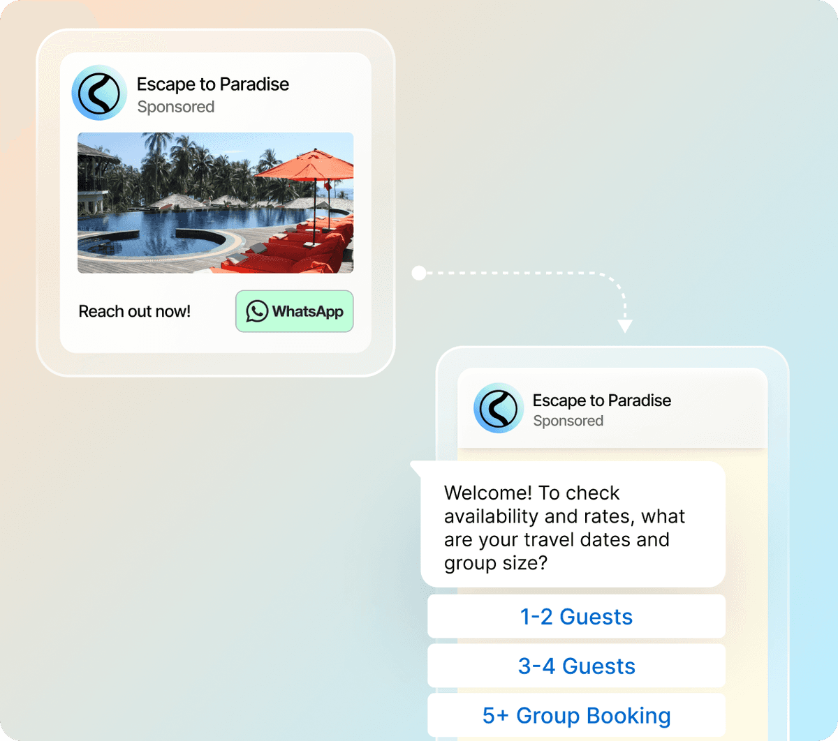 Direct bookings and lead capture hub