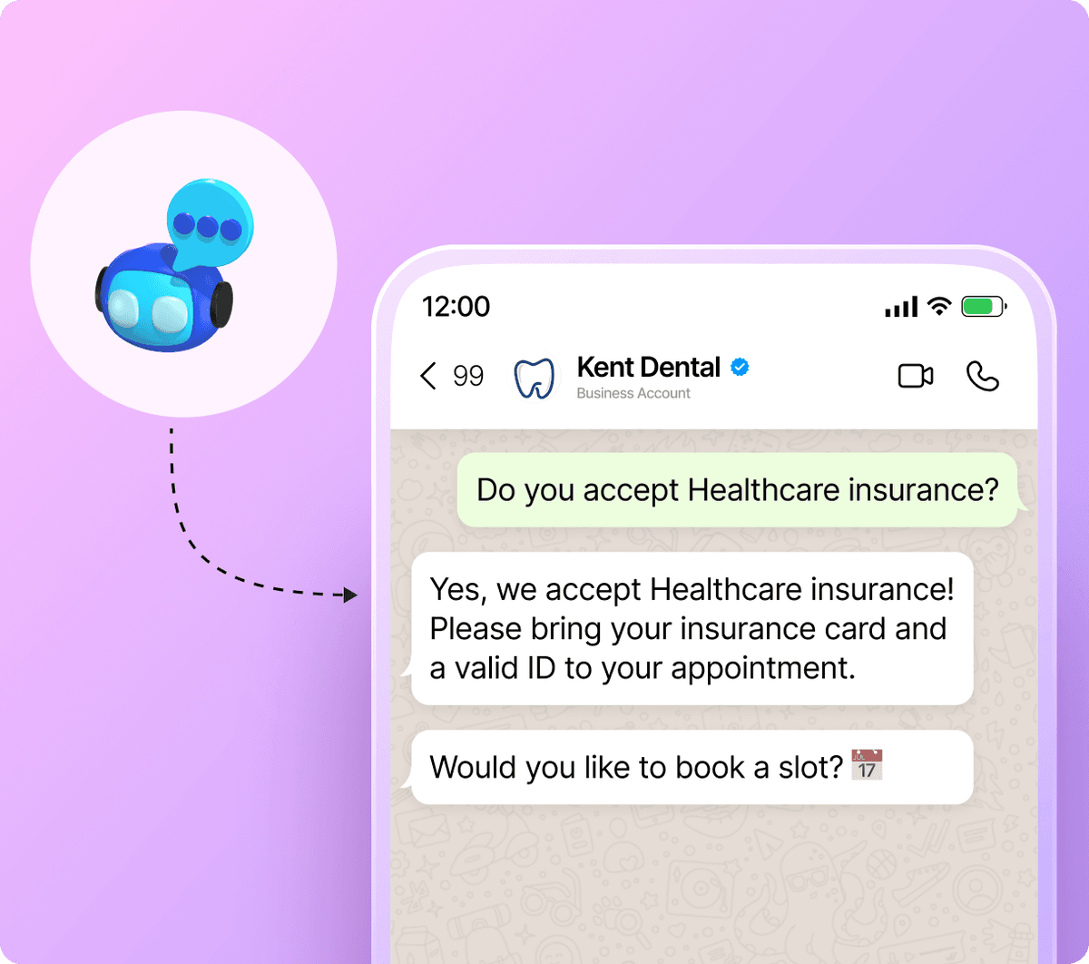 The AI assistant that handles routine questions instantly