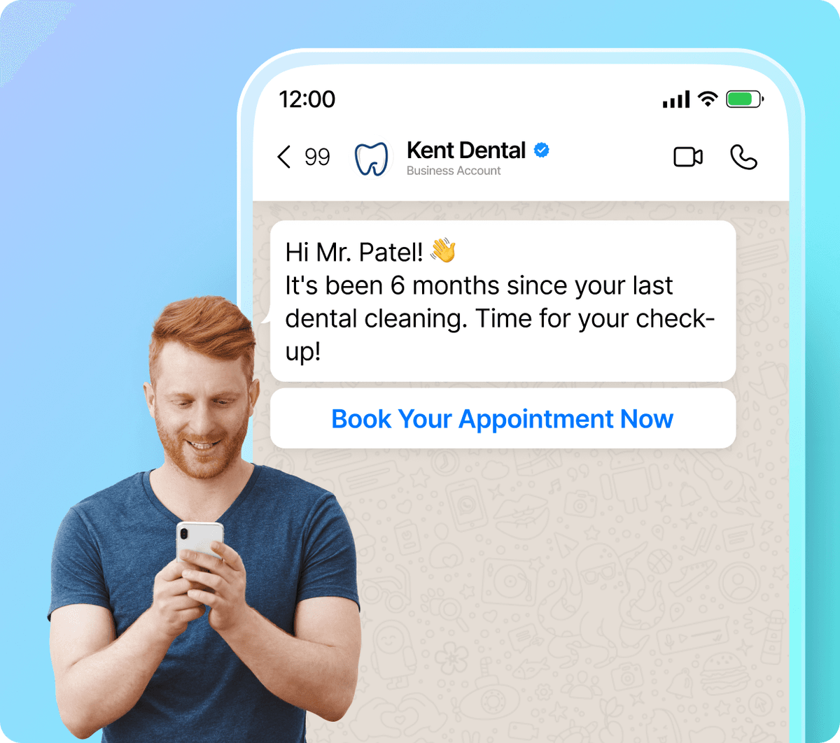 Automated reminders for routine care and recurring appointments