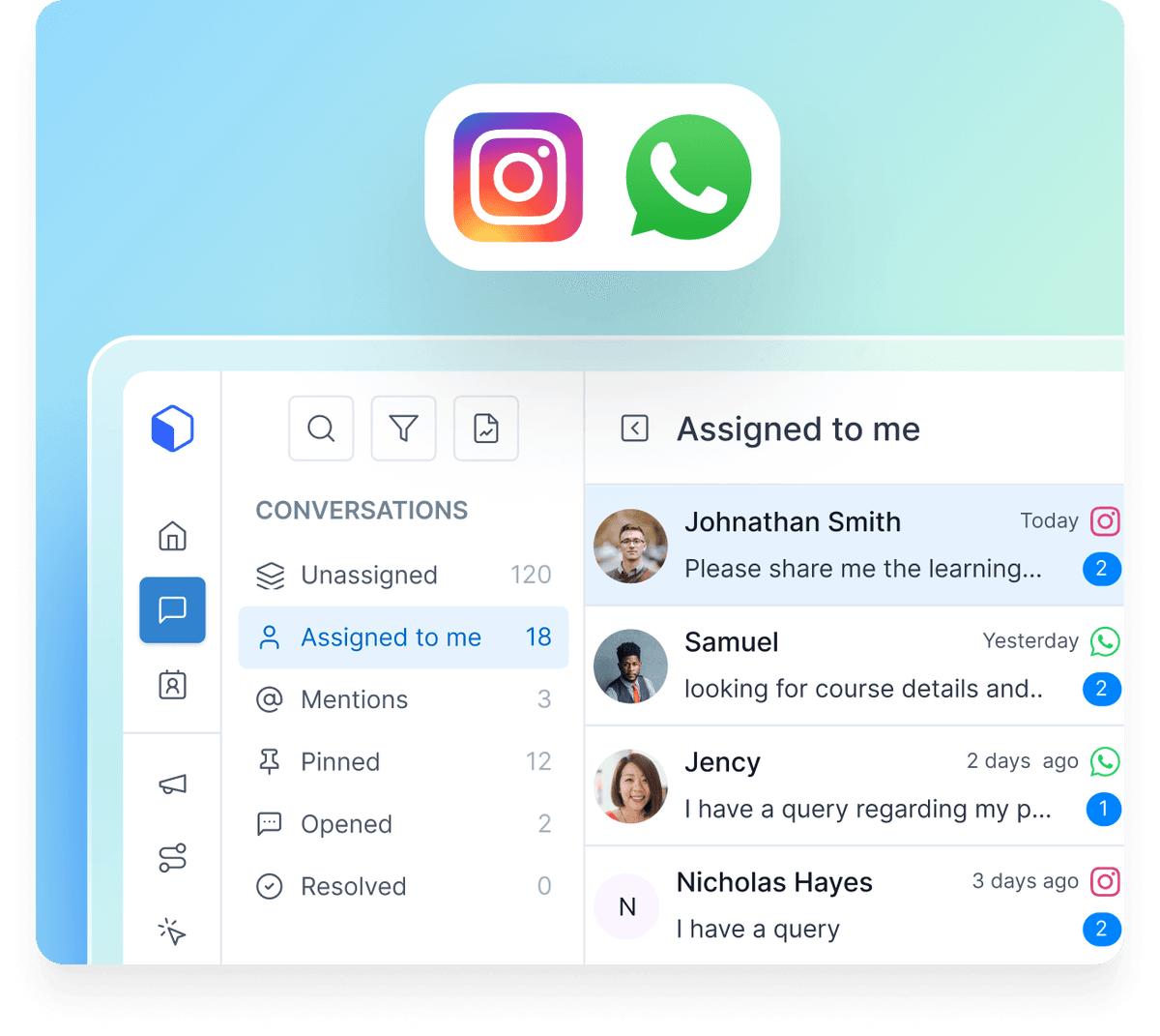 Instagram leads land in your inbox and get instantly segmented