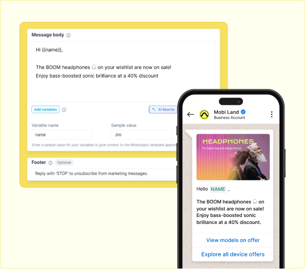 Personalized marketing
