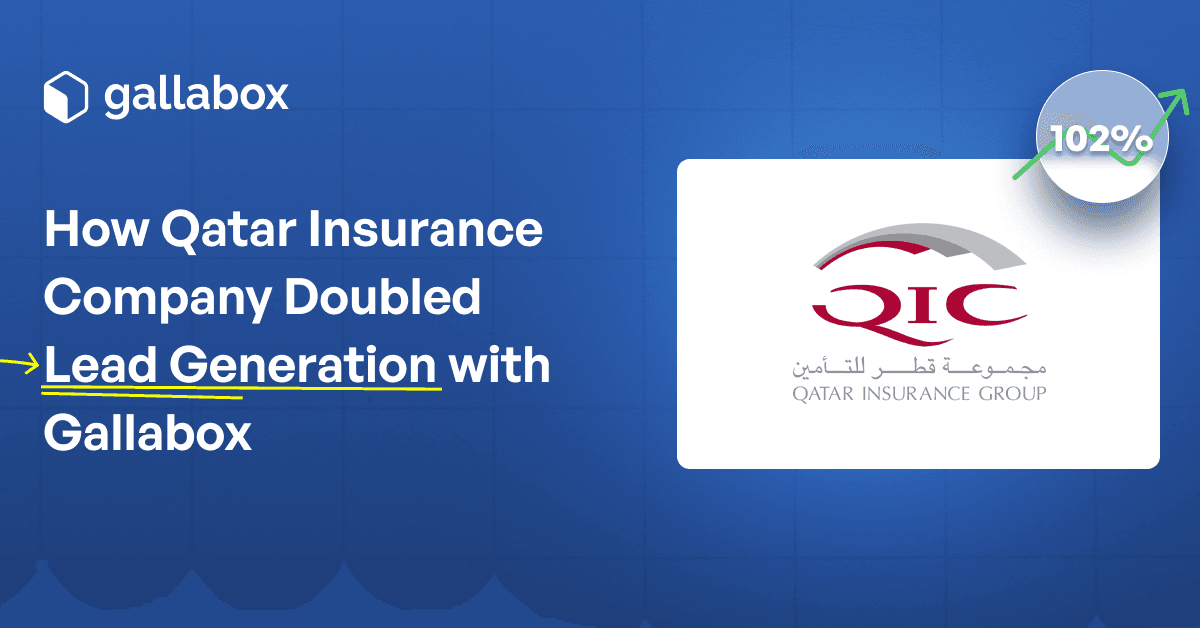 How Qatar Insurance Company Doubled Lead Generation with Gallabox