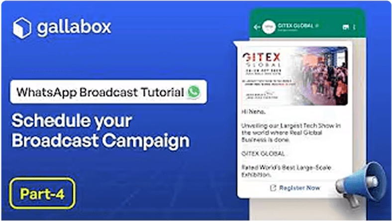 Schedule your Broadcast Campaign