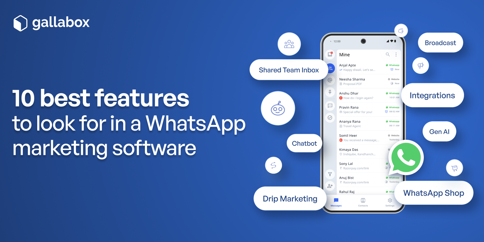 Top 10 Features to Look for in WhatsApp Marketing Software