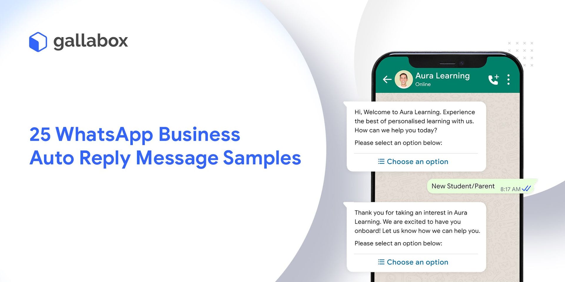 25 WhatsApp Business Auto Reply Message Samples