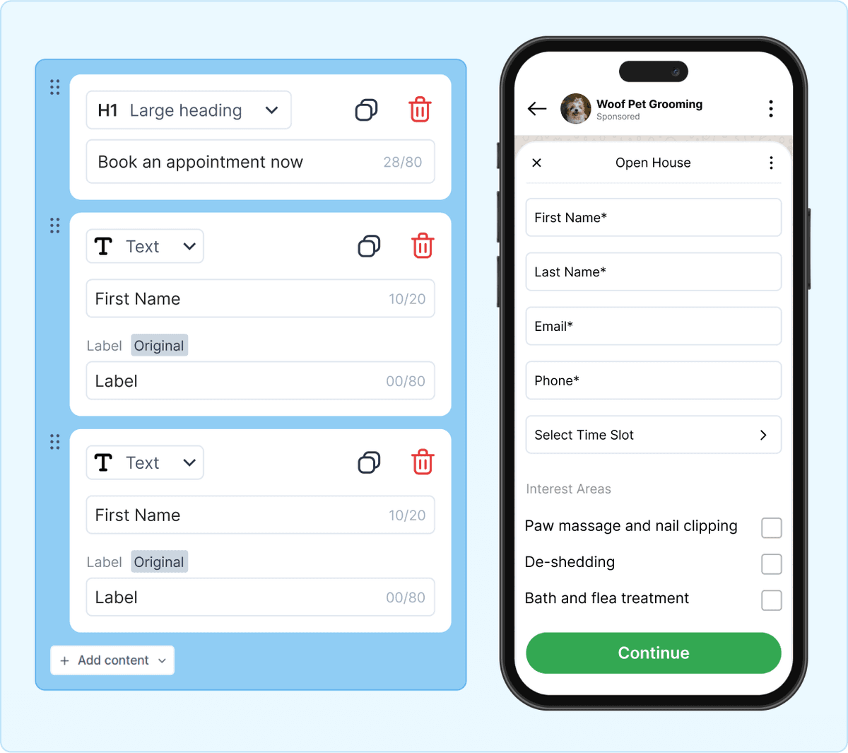 Pet clinics and grooming services